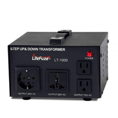 LiteFuze LT-1000 1000 Watt Heavy Duty Voltage Converter Transformer