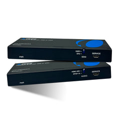 4K UHD HDMI Extender With HDBaseT Over CAT5e/6/7 Supports ARC & Bi-Directional IR Control up to 230 Ft (UHD-EXB230AR-K)