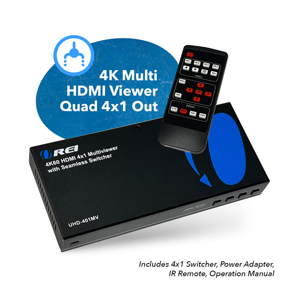 4K HDMI 4x1 マルチビューワー UHD-401MV B0BQ1XK82T_UHD-401MV_02_grande