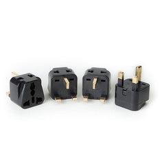 Type G - OREI Grounded 2 in 1 Plug Adapter (4 Pack) - UK, Hong Kong, Singapore