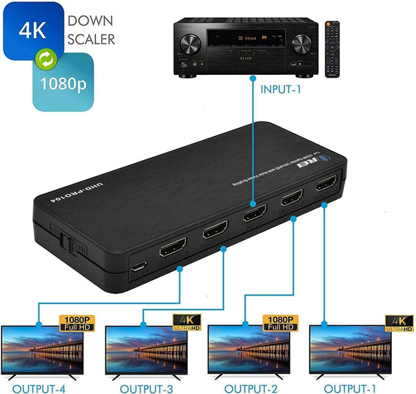 OREI UHDPRO104 1x4 HDMI Splitter Bombay Electronics