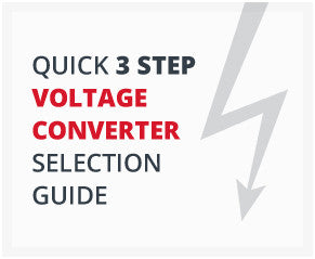 quick 3 step voltage converter selection guide