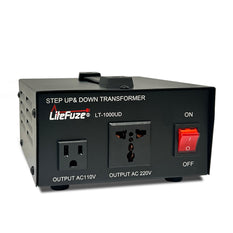 LiteFuze LT-1000UD 1000 Watt Heavy Duty Voltage Converter Transformer Step Up/Down