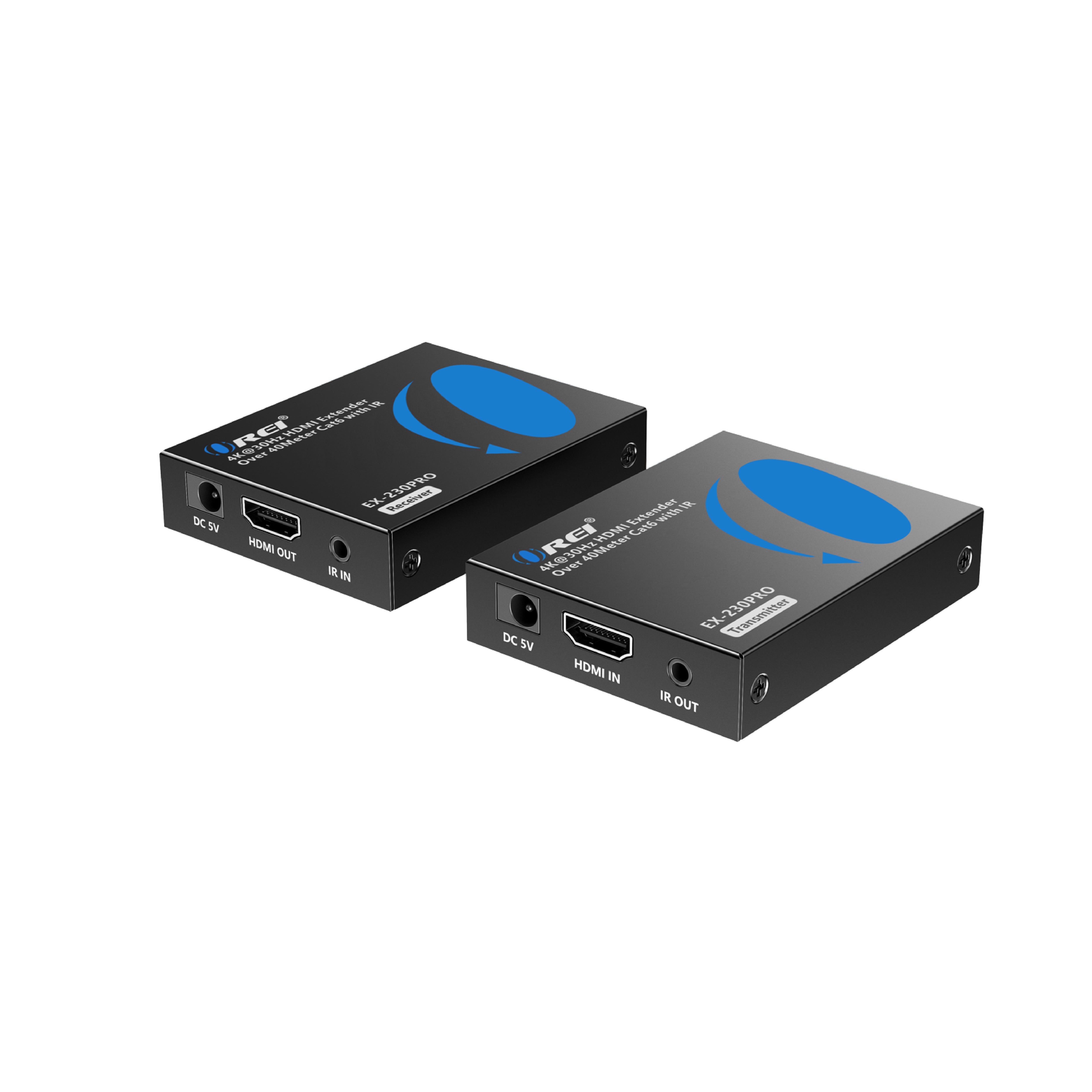 4K HDMI Extender Over CAT6/7 RJ45 4K@30Hz Up To 130 Ft & 1080p Up To 230 Ft  (EX-230PRO)