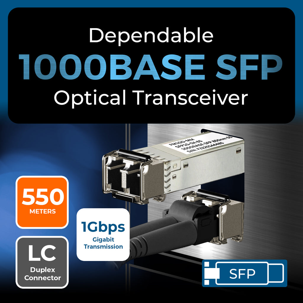 Sfp Multimode 1000base Module OREI 1G SFP Multimode Optical Module (1000BASE-SX, 850nm, 550m) - FM1G