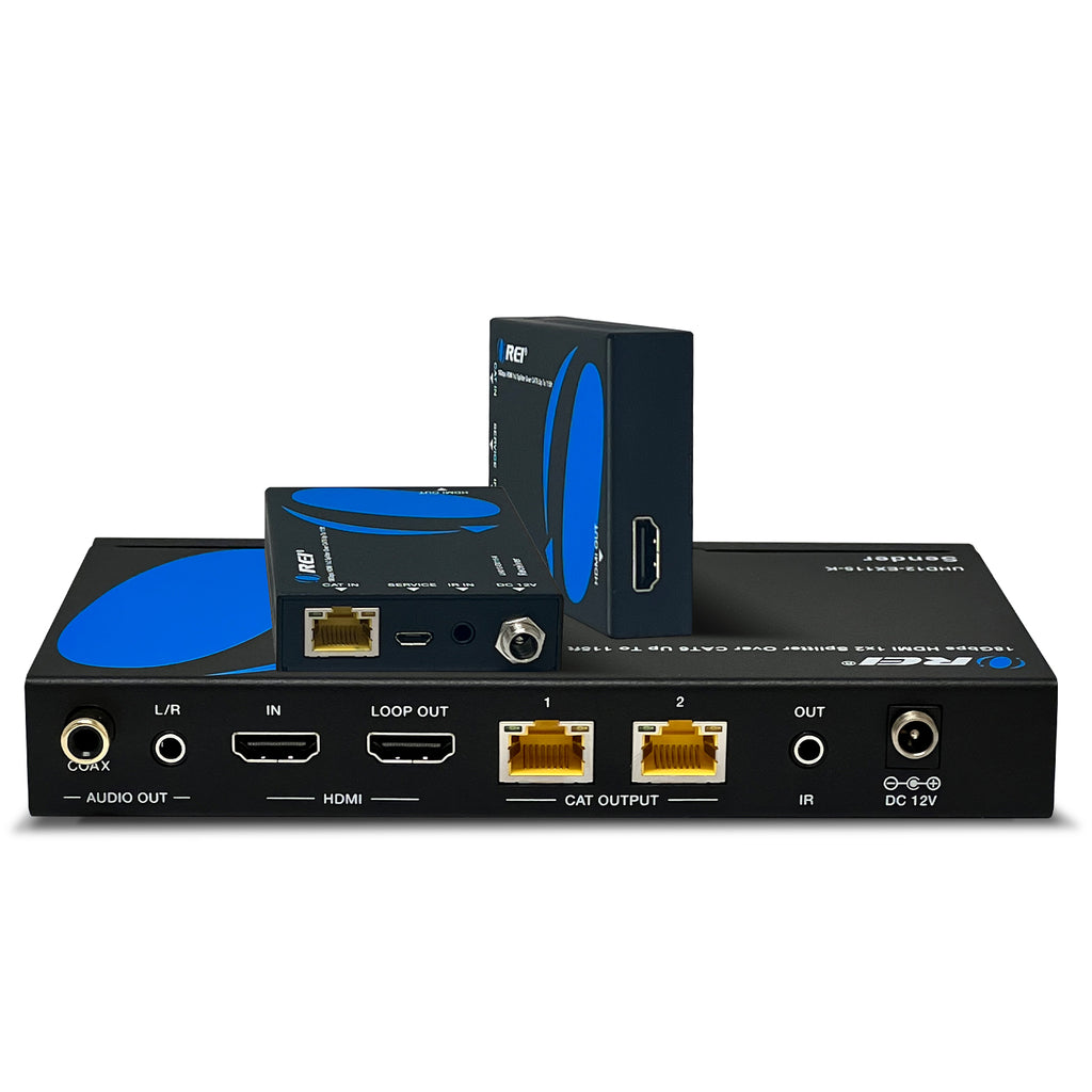 1x2 HDMI Extender Splitter over Cat6 - 