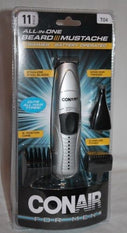 Conair GMT-175N All-in-1 Battery-operated Beard & Mustache Trimmer