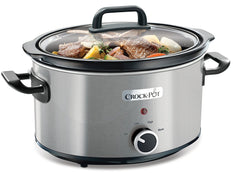 Crock Pot 3.5L Brushed Stainless Steel Slow Cooker 220/240 volt 50HZ (Will not work in USA)