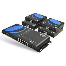 OREI HD-EX104: 1x4 HDMI Extender Splitter Over CAT5/6 Up to 395 Feet at 1080p@60hz