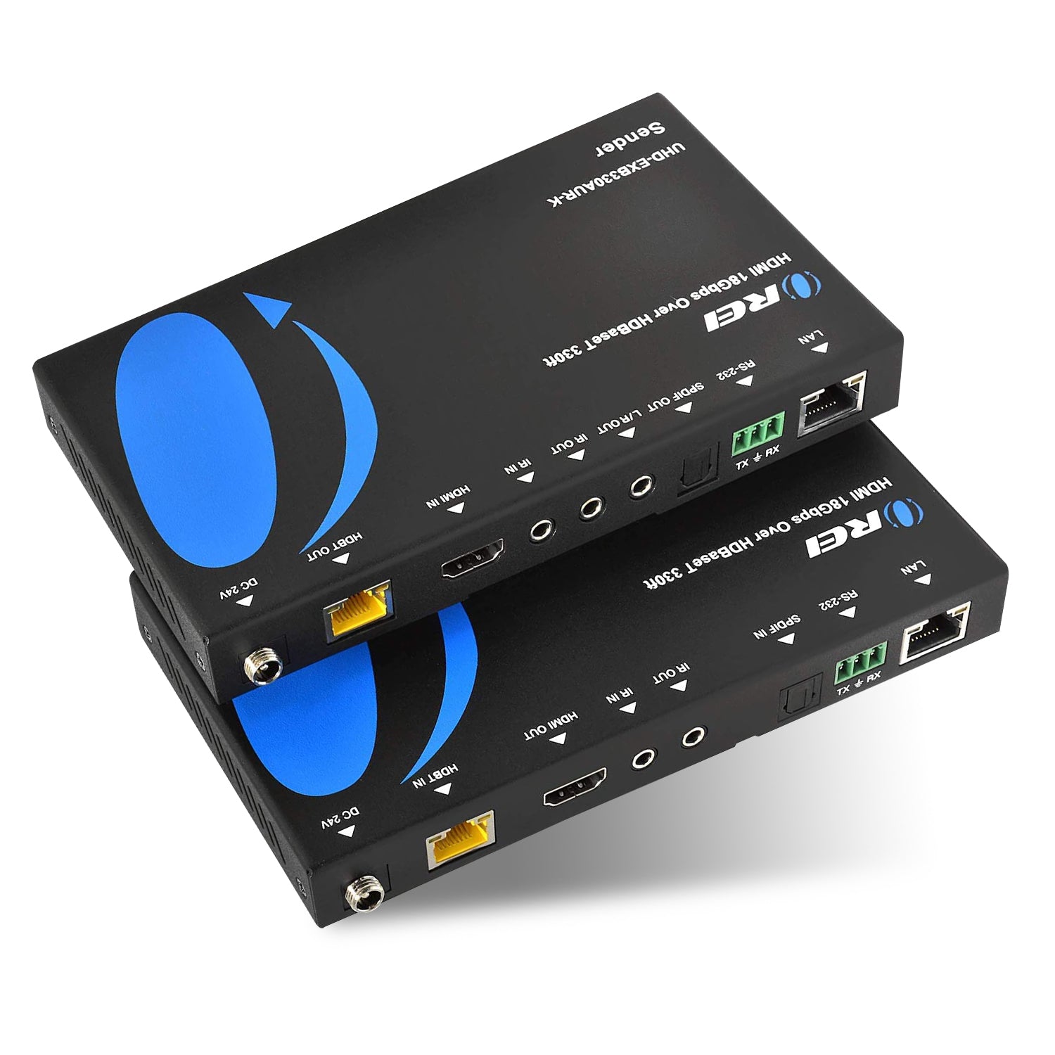 Pro AV/IT HDBaseT™ 4K60 18G HDMI Extender Kit with USB, Audio, LAN