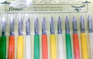 fixwell Stainless Steel Knives (Multicolor) Pack of 2