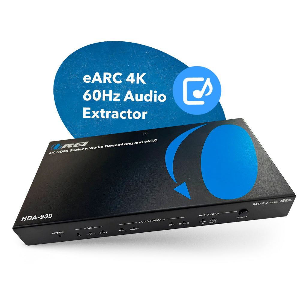 EARC Audio Extractor 4K@60Hz, Downmixing L/R HDMI - Main Image