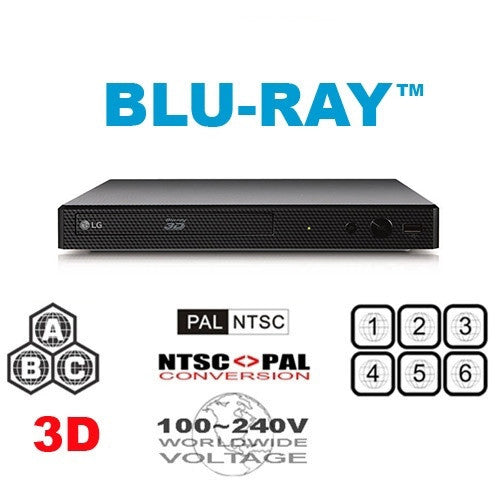  LG UHD 4K Region Free Blu Ray Disc DVD Player - PAL