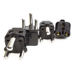 Type M - OREI Grounded 2 in 1 Plug Adapter (4 Pack) - South Africa, Swaziland