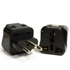 Type J - OREI Grounded 2 in 1 Plug Adapter (2 Pack) - Swiss, Switzerland