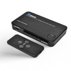 OREI 4K ARC 4x1 HDMI Switcher - Supports 4K @ 60Hz, Connect Sound Bar With ARC