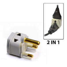 Type M - OREI Grounded 2 in 1 Plug Adapter - South Africa, Swaziland