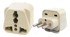 Grounded Universal Plug Adapter Type L for Italy, Uruguay