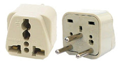 Grounded Universal Plug Adapter Type H for Israel, Palestine (Round)