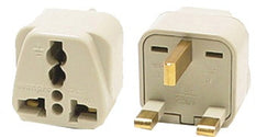 Grounded Universal Plug Adapter Type G for UK, Iraq