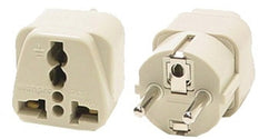 Grounded Universal Plug Adapter Type E/F for Europe (Shucko)
