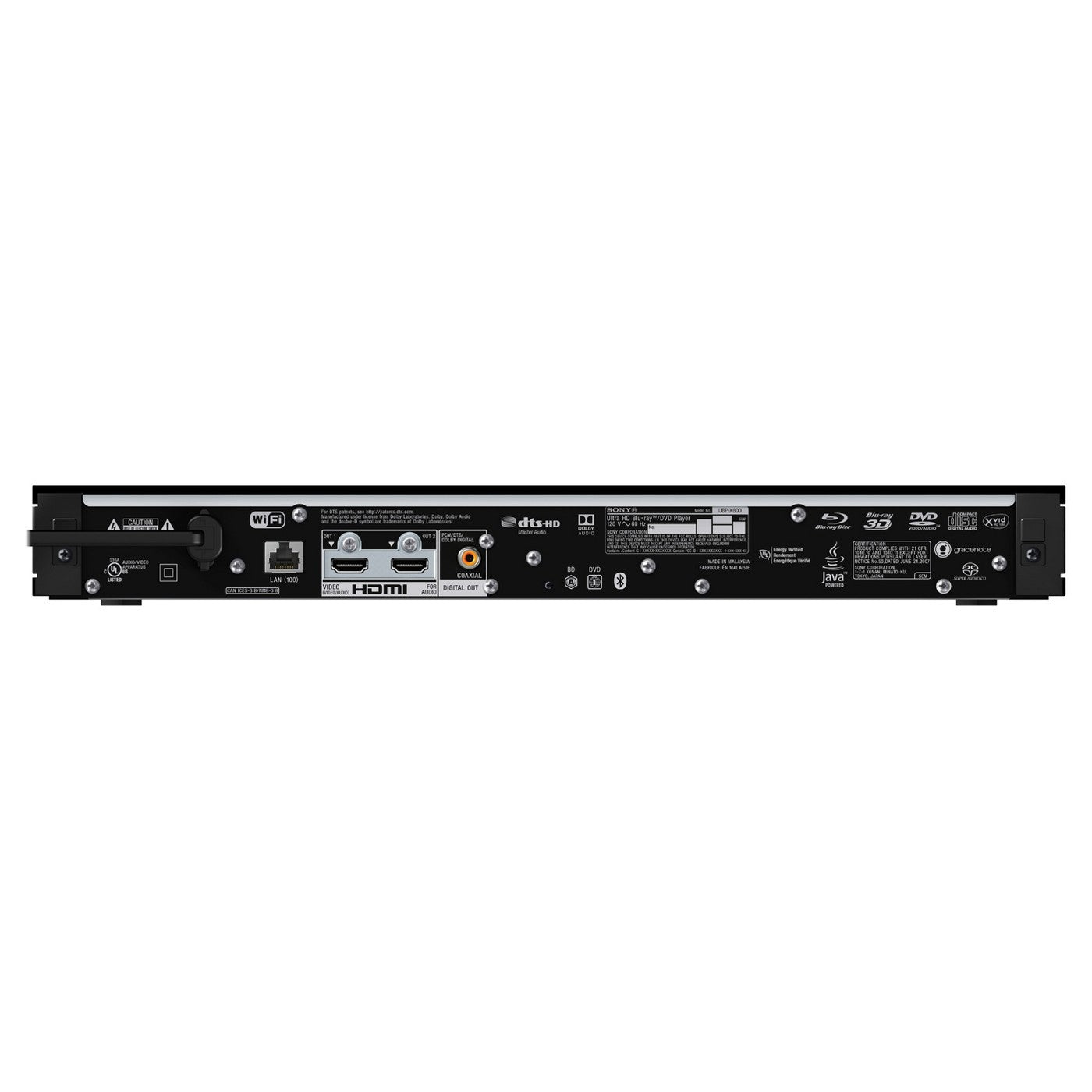 Sony UBPX700/M 4K Ultra HD Blu-ray Player with Dolby Atmos in Black