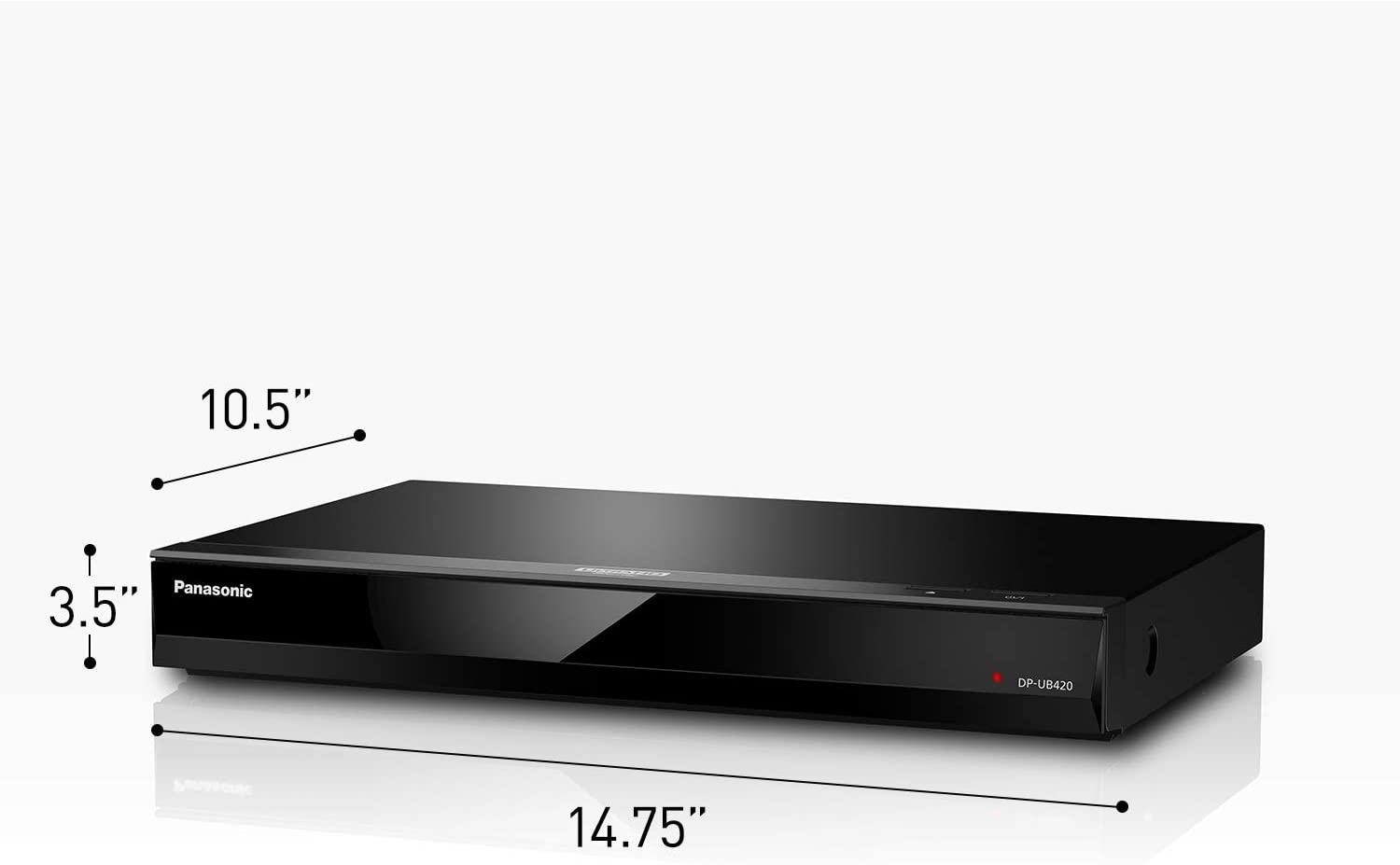 Panasonic DP-UB820-K Blu-Ray Player HDR 4K UHD Smart DVD/CD Player with  Wifi and Wireless Streaming - Panasonic Panasonic-DP-UB820-K