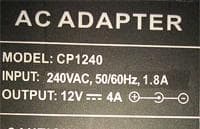 watt rating sample